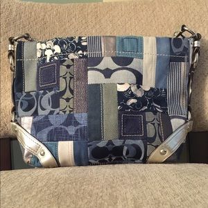 Coach Patchwork Carly Hobo Tote